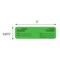 Nevs Hourly IV Tubing Label - I.V. Set, Hours Only 7/8"x3" Flr Green w/Blk NTUBE-6016 - alternate 2